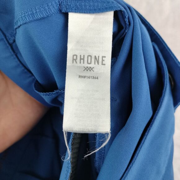 Rhone Commuter Shorts Mens Size 38 Blue Chino 9" Performance Casual Golf 100273 - Picture 11 of 14